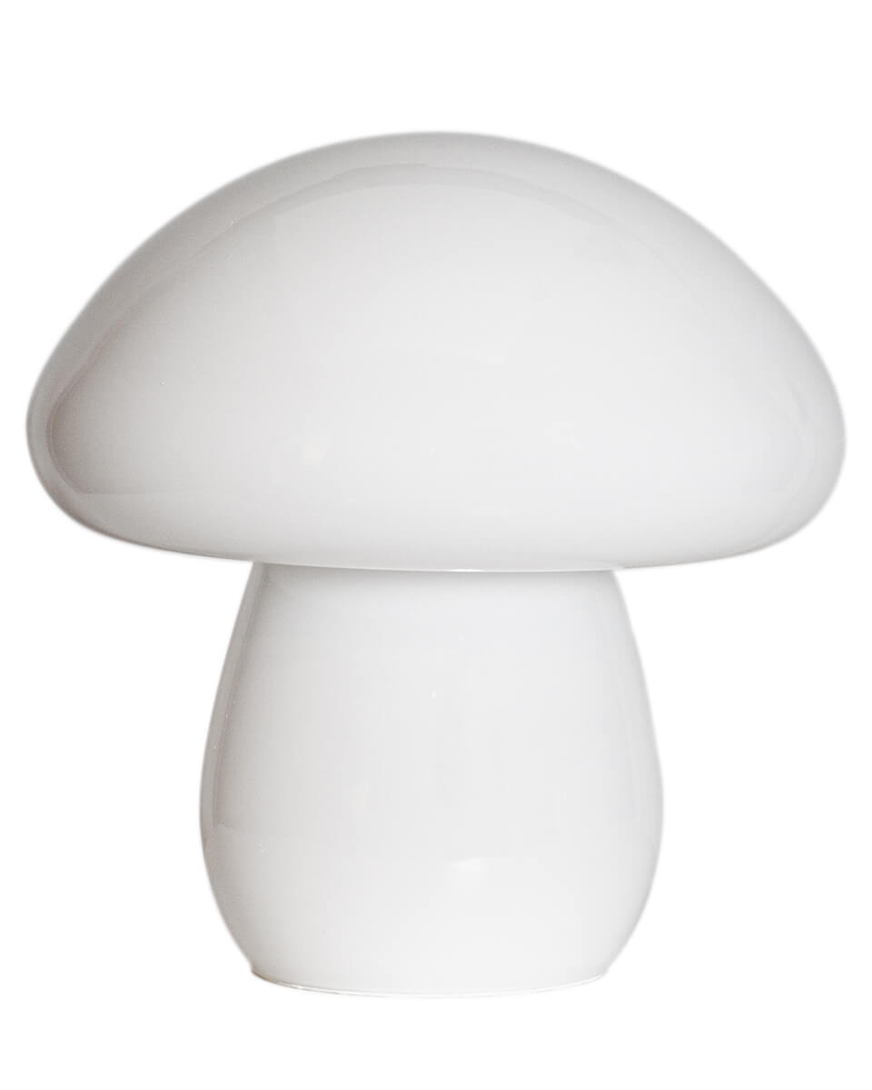 Mira Mushroom bordslampa H30 cm vit