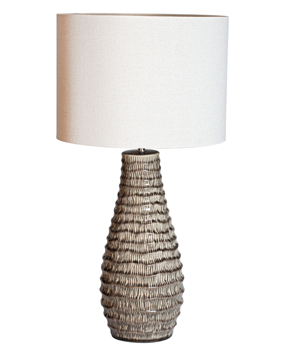 Bartha bordslampa H74 cm brun/beige