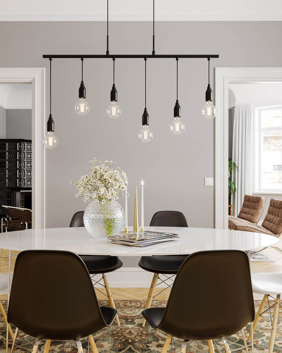 Skyline Pendant light black | By Rydéns